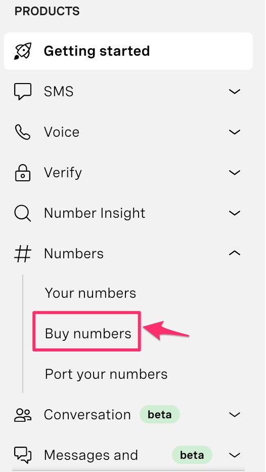 Buy Number